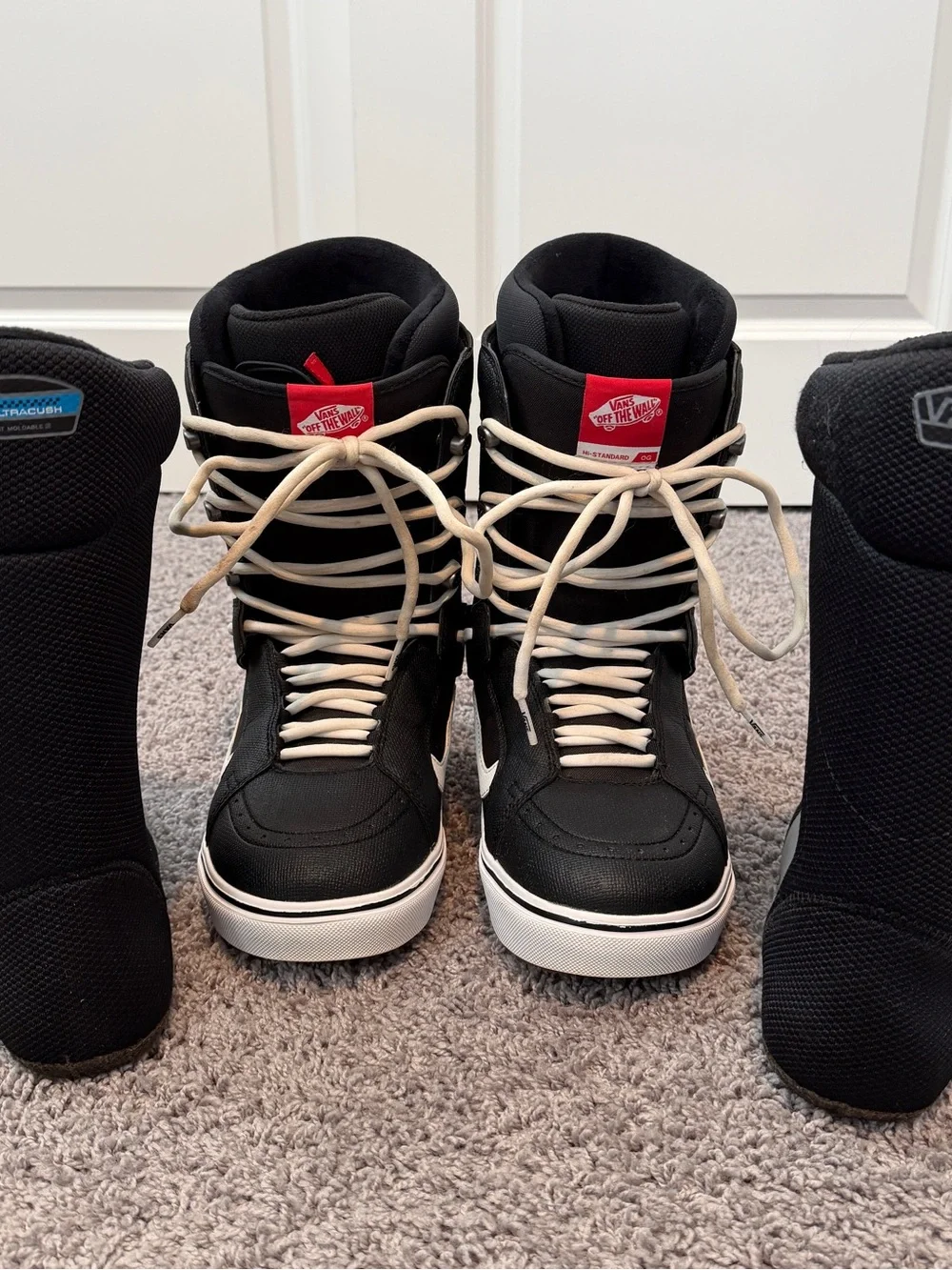 Vans Black & White Hi-Standard OG Snow Boots